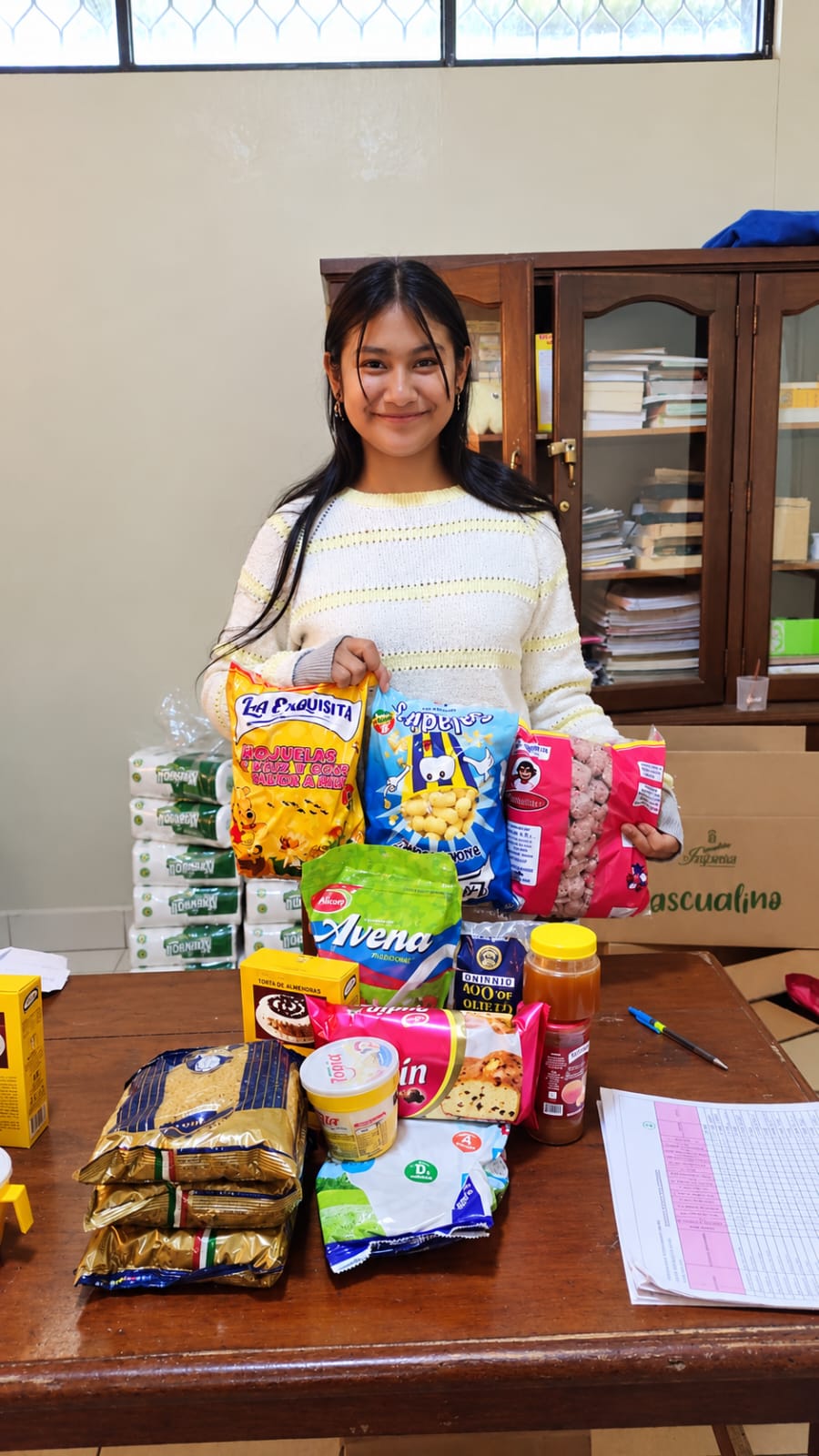 Apoyo alimentario a familias